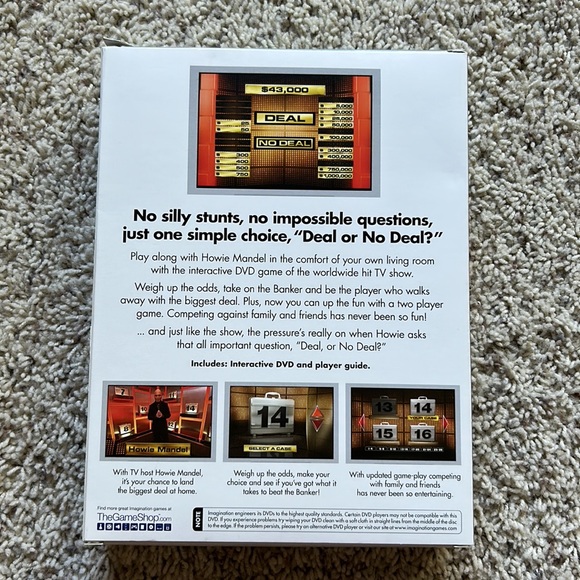 DEAL OR NO DEAL DVD GAME - NEW IN BOX - Picture 2 of 2